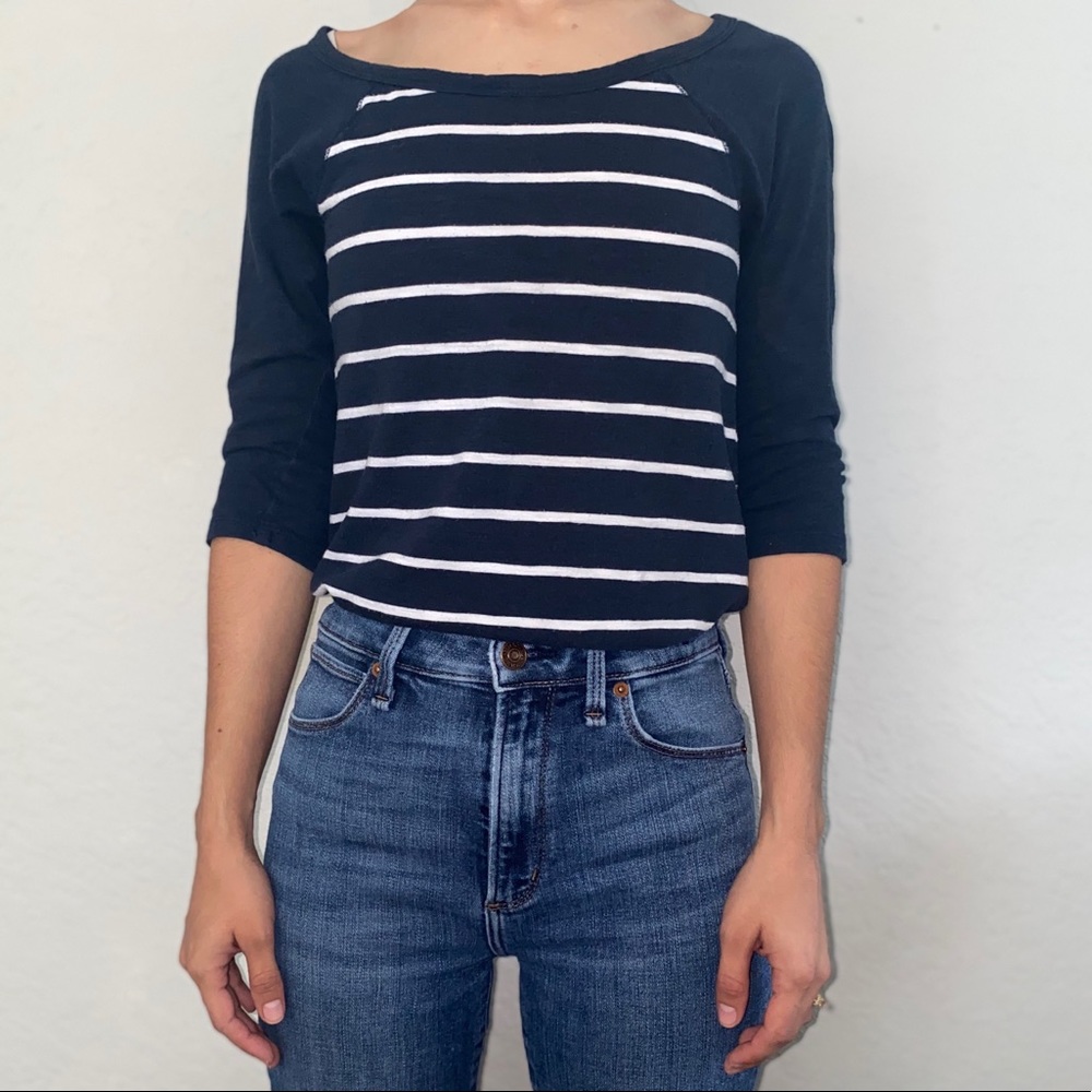 XS Abercrombie and Fitch Striped Shirt